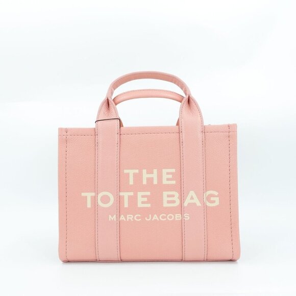 Marc Jacobs Women's The Leather Tote Bag Mini Pink OS - Picture 11 of 13
